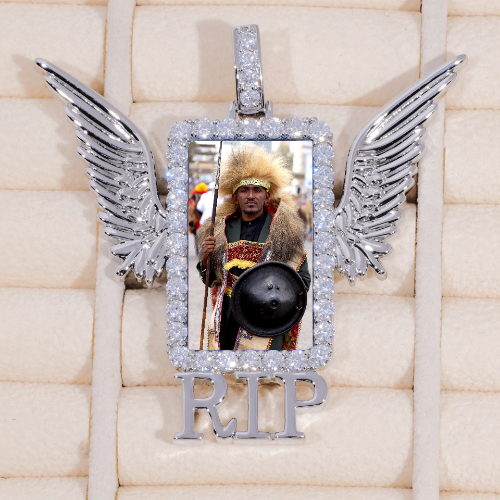 RIP WING 3D CUSTOM PICTURE PENDANT