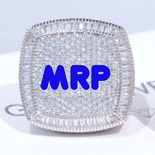 CUSTOM LETTER 3D ICED RING