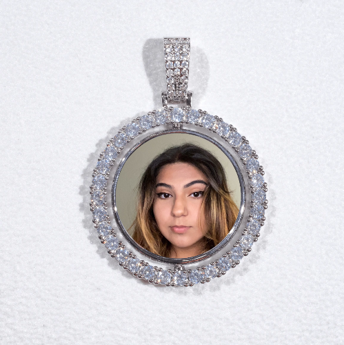 3D Spinning 2-Faced Custom Picture Pendant