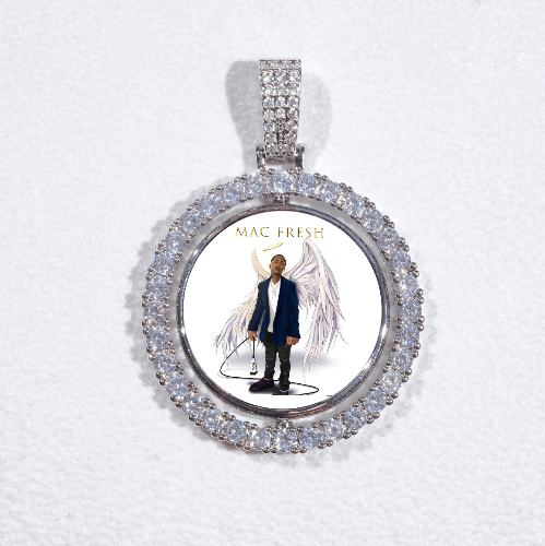 3D Spinning 2-Faced Custom Picture Pendant