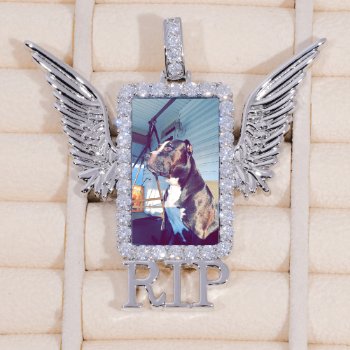 RIP WING 3D CUSTOM PICTURE PENDANT
