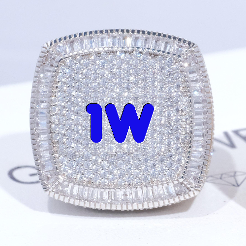 CUSTOM LETTER 3D ICED RING
