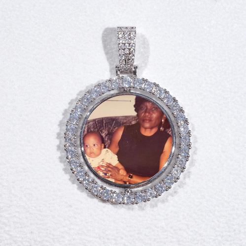 3D Spinning 2-Faced Custom Picture Pendant