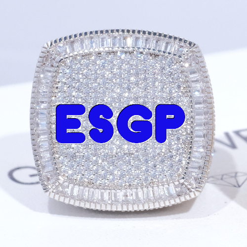 CUSTOM LETTER 3D ICED RING