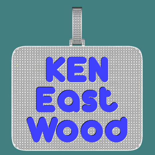 CUSTOM LETTER NECKLACE 3D BIG SQUARE
