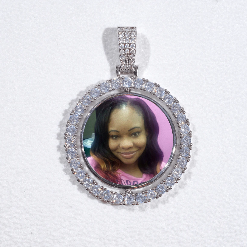 3D Spinning 2-Faced Custom Picture Pendant