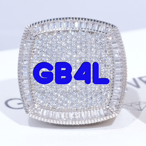 CUSTOM LETTER 3D ICED RING