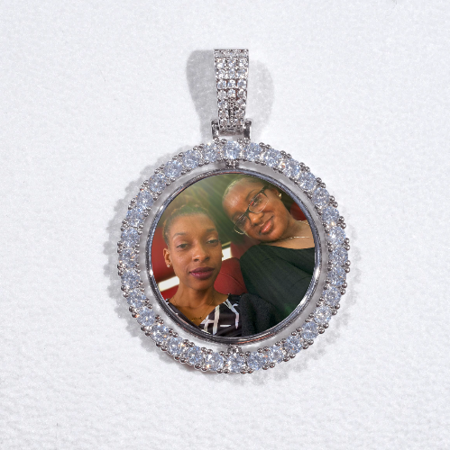 3D Spinning 2-Faced Custom Picture Pendant
