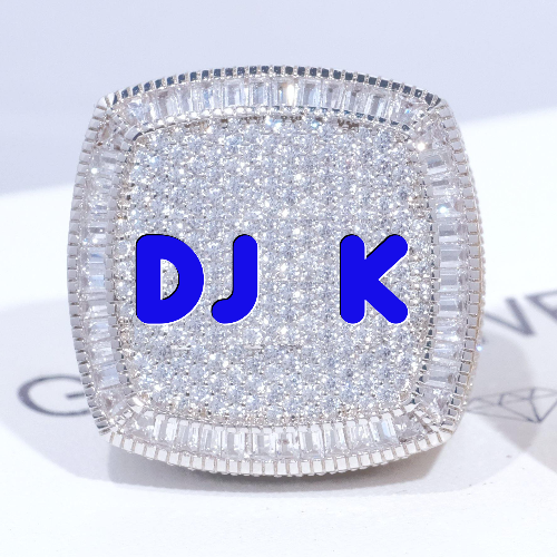 CUSTOM LETTER 3D ICED RING