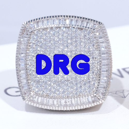 CUSTOM LETTER 3D ICED RING