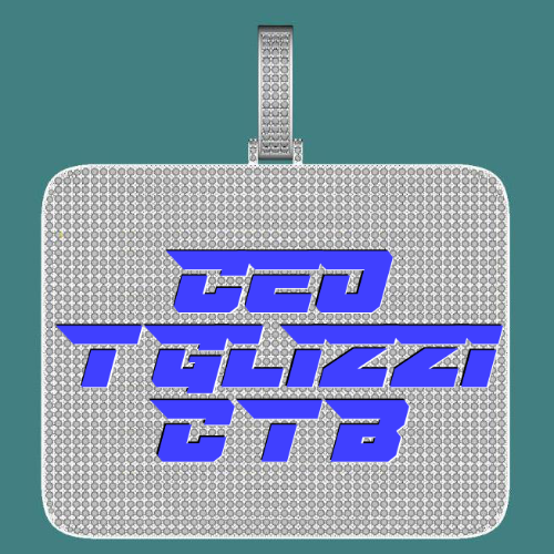 CUSTOM LETTER NECKLACE 3D BIG SQUARE