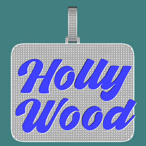 CUSTOM LETTER NECKLACE 3D BIG SQUARE