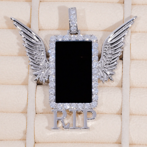 RIP WING 3D CUSTOM PICTURE PENDANT