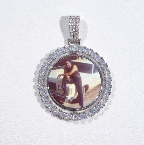 3D Spinning 2-Faced Custom Picture Pendant
