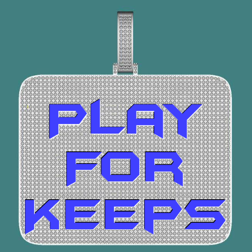 CUSTOM LETTER NECKLACE 3D BIG SQUARE