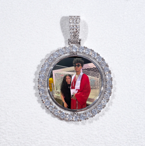 3D Spinning 2-Faced Custom Picture Pendant