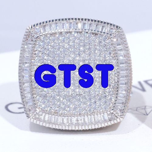 CUSTOM LETTER 3D ICED RING
