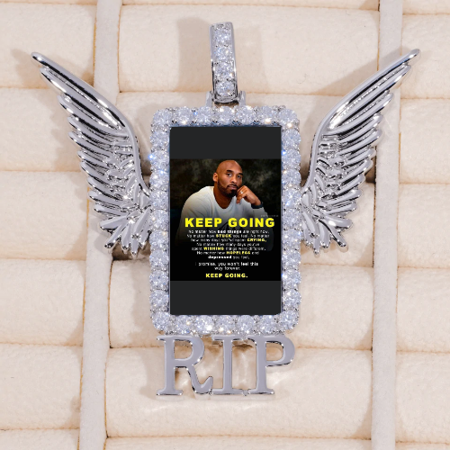 RIP WING 3D CUSTOM PICTURE PENDANT