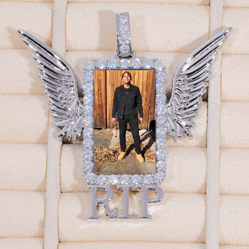 RIP WING 3D CUSTOM PICTURE PENDANT