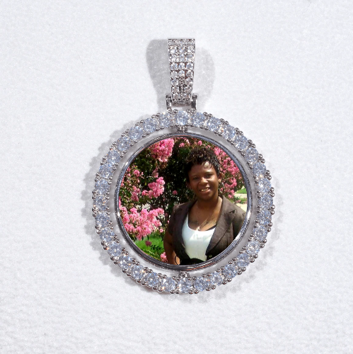3D Spinning 2-Faced Custom Picture Pendant