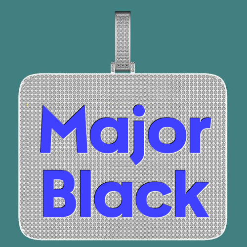 CUSTOM LETTER NECKLACE 3D BIG SQUARE