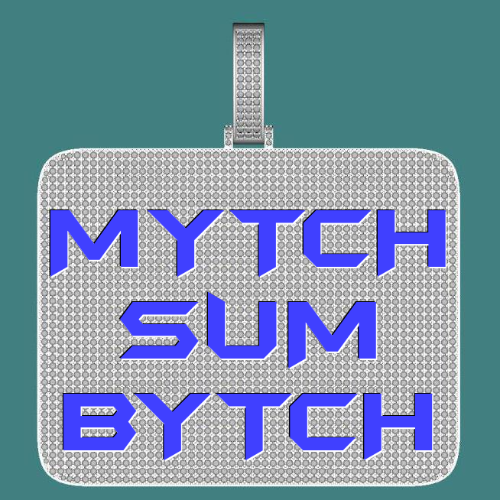 CUSTOM LETTER NECKLACE 3D BIG SQUARE