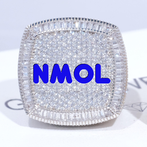 CUSTOM LETTER 3D ICED RING