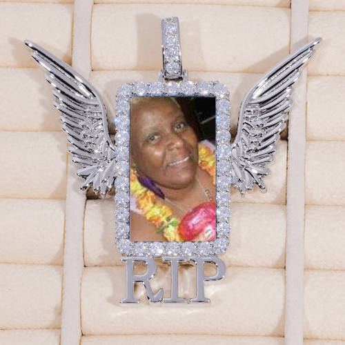 RIP WING 3D CUSTOM PICTURE PENDANT