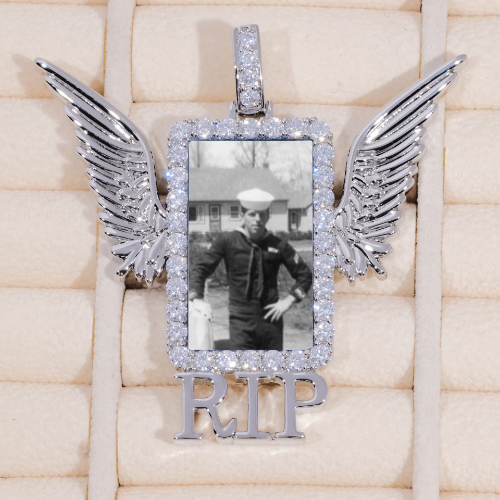 RIP WING 3D CUSTOM PICTURE PENDANT