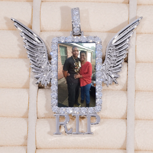 RIP WING 3D CUSTOM PICTURE PENDANT