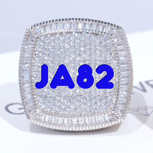 CUSTOM LETTER 3D ICED RING