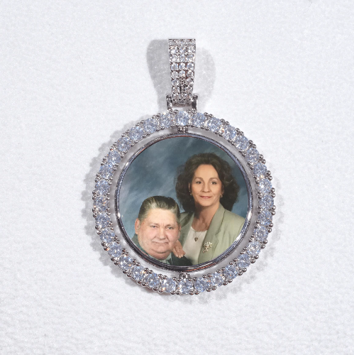 3D Spinning 2-Faced Custom Picture Pendant