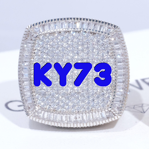 CUSTOM LETTER 3D ICED RING