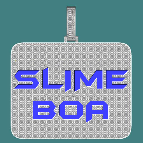 CUSTOM LETTER NECKLACE 3D BIG SQUARE