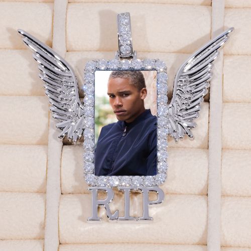 RIP WING 3D CUSTOM PICTURE PENDANT