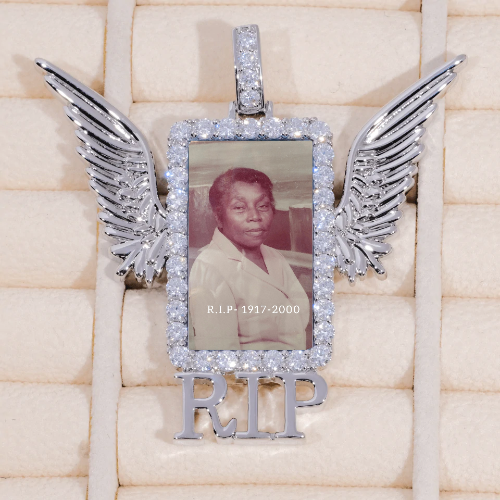 RIP WING 3D CUSTOM PICTURE PENDANT