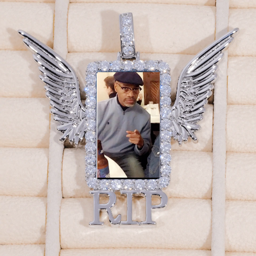 RIP WING 3D CUSTOM PICTURE PENDANT