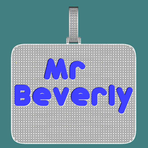 CUSTOM LETTER NECKLACE 3D BIG SQUARE
