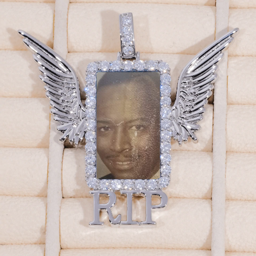RIP WING 3D CUSTOM PICTURE PENDANT