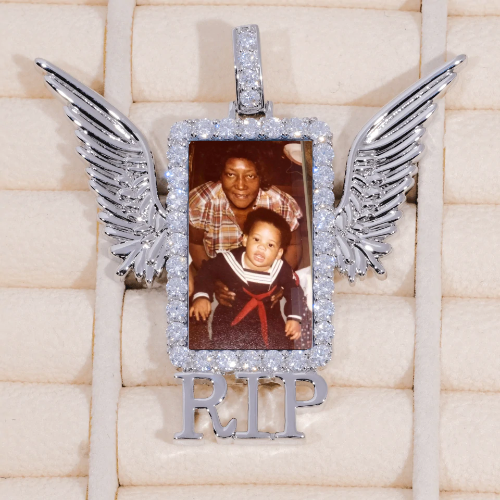 RIP WING 3D CUSTOM PICTURE PENDANT