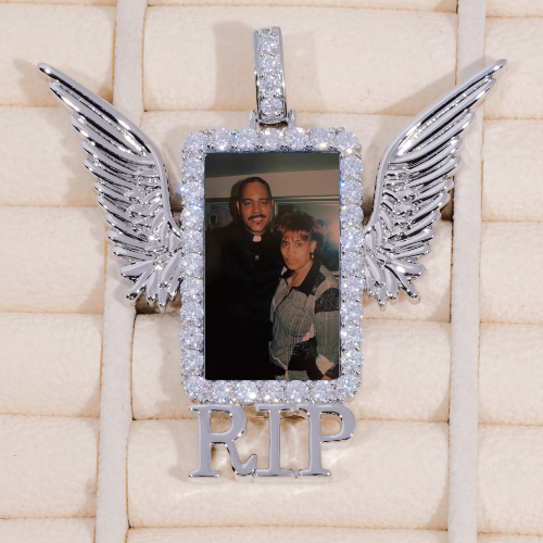 RIP WING 3D CUSTOM PICTURE PENDANT