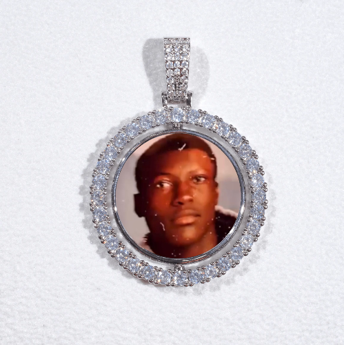 3D Spinning 2-Faced Custom Picture Pendant