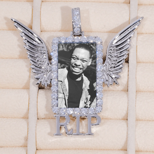 RIP WING 3D CUSTOM PICTURE PENDANT