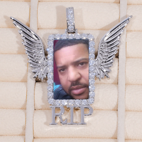 RIP WING 3D CUSTOM PICTURE PENDANT