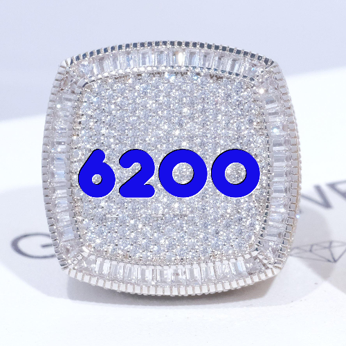 CUSTOM LETTER 3D ICED RING