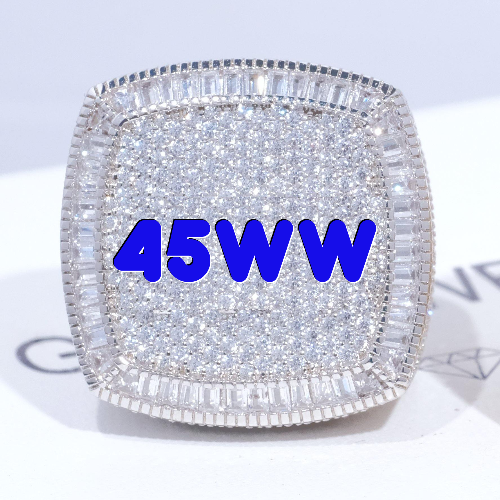 CUSTOM LETTER 3D ICED RING