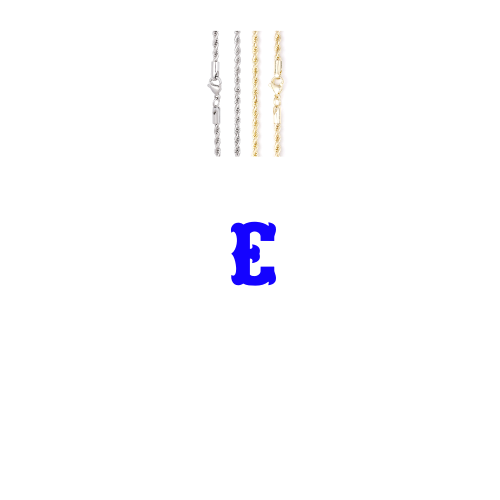 Custom Letters Freibeuter Font Necklace