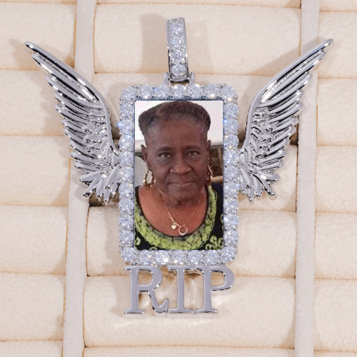 RIP WING 3D CUSTOM PICTURE PENDANT