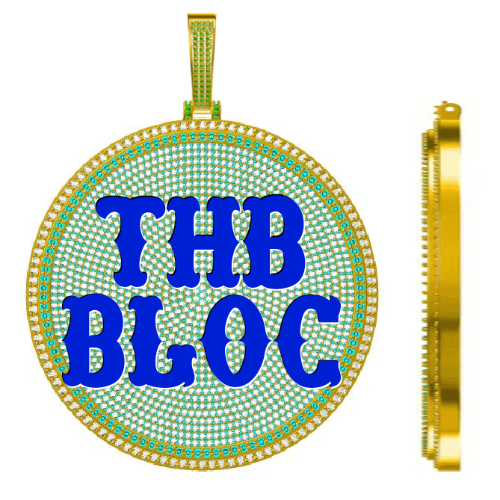 CUSTOM LETTER NECKLACE 3D BIG DISC