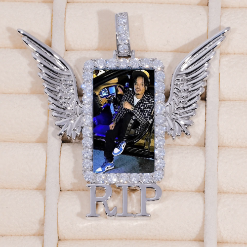 RIP WING 3D CUSTOM PICTURE PENDANT